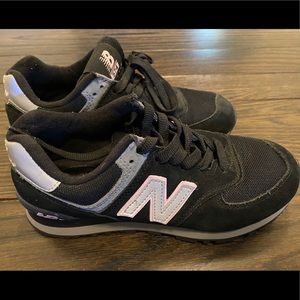 New Balance 574 sneakers - Black with pink